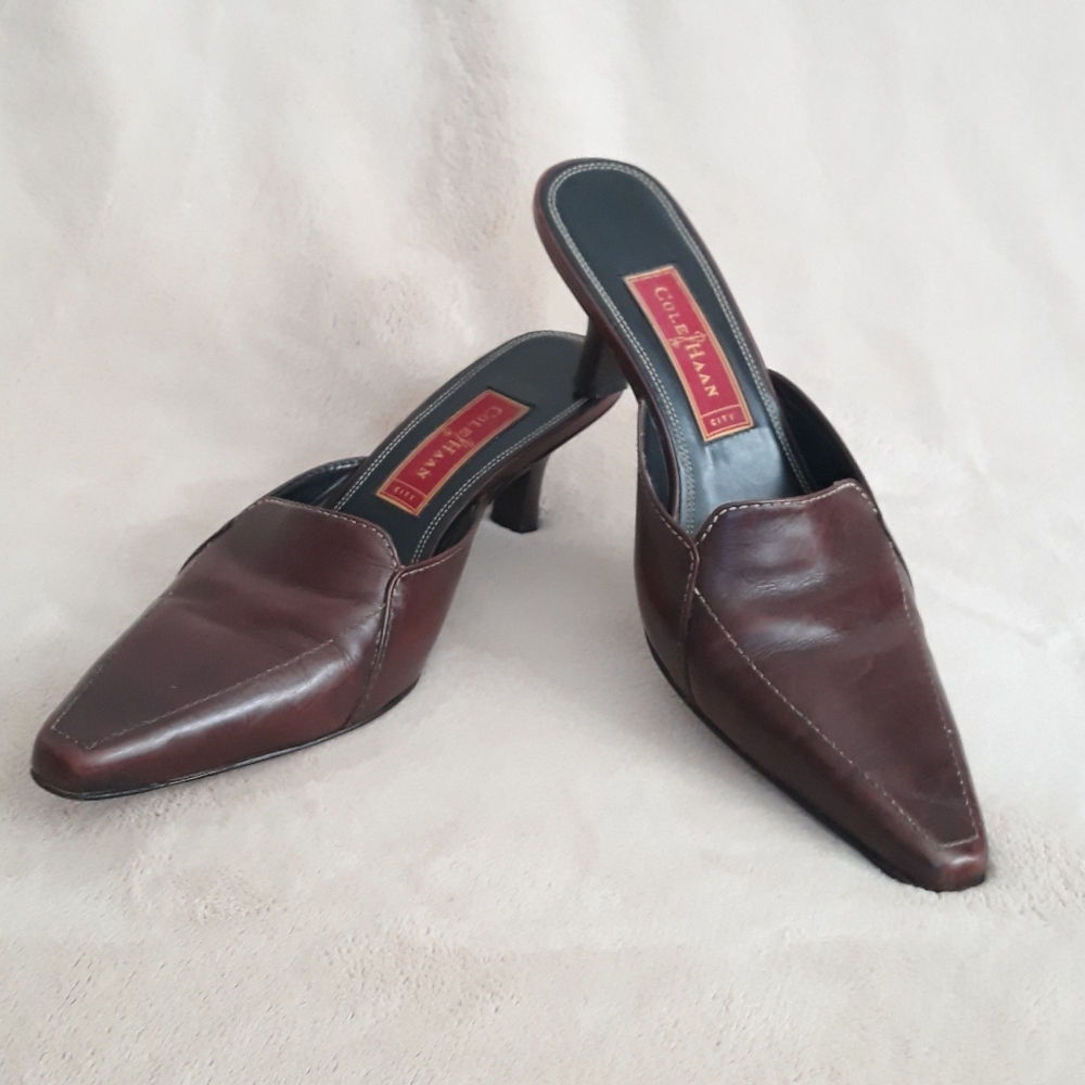 Cole Haan Chestnut Coleen Mule